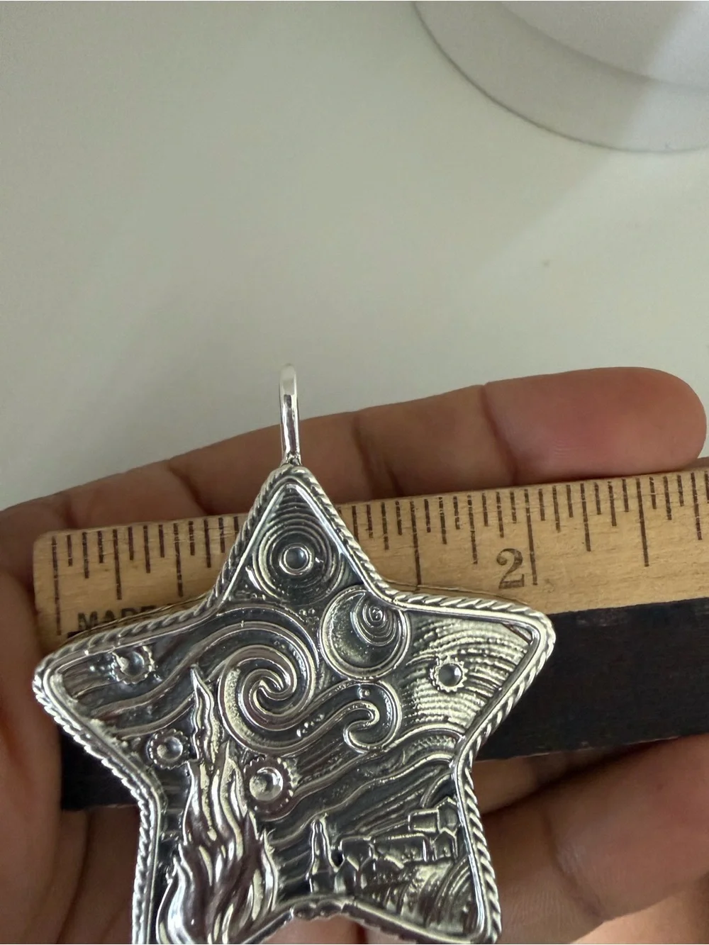 Sterling Silver 925 Starry Night Pendant (only) no Cord.